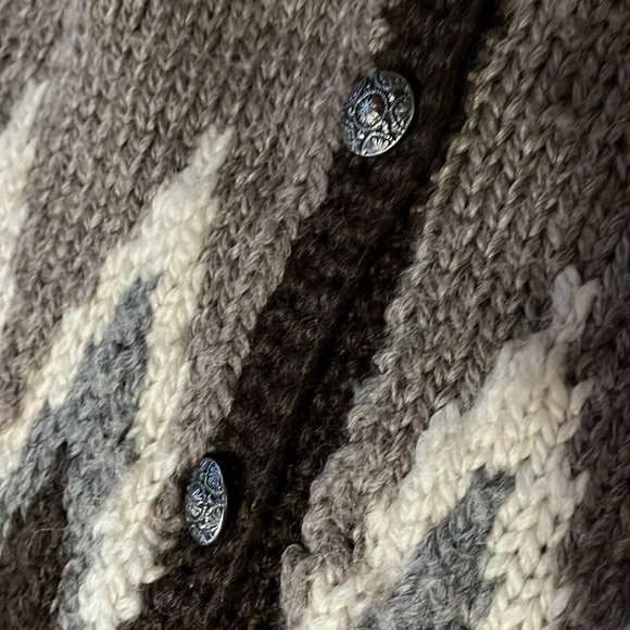 Cozy wool blend Fair Isle cardigan - Picture 4 of 5